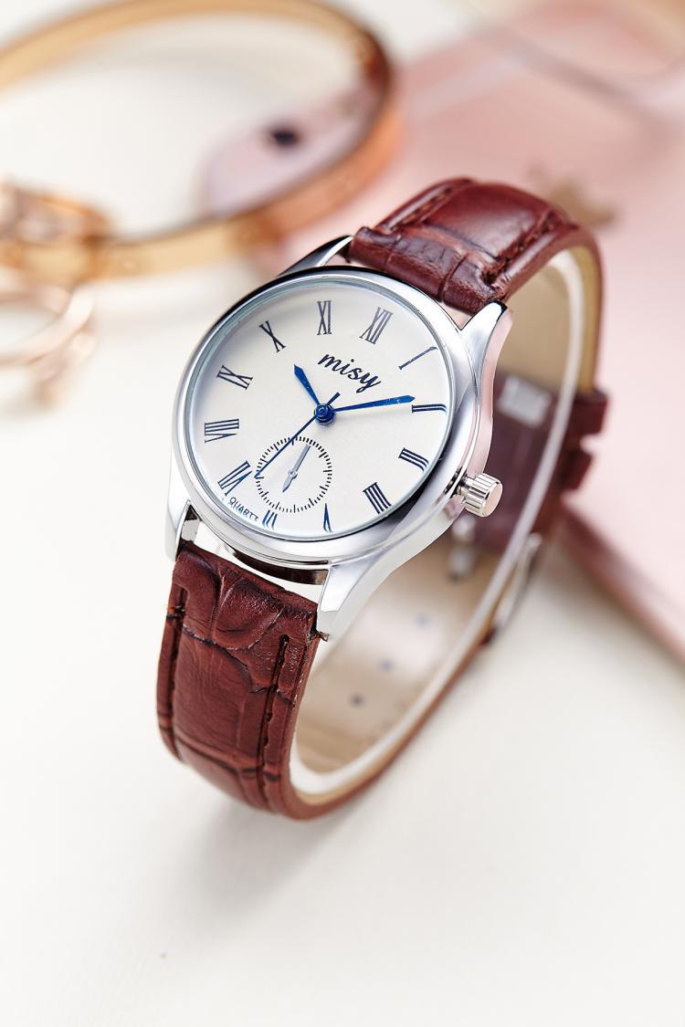 1 Pair Fashion Couple Watch Leather Stainless Steel Analog Luxury Clock women men Wristwatch