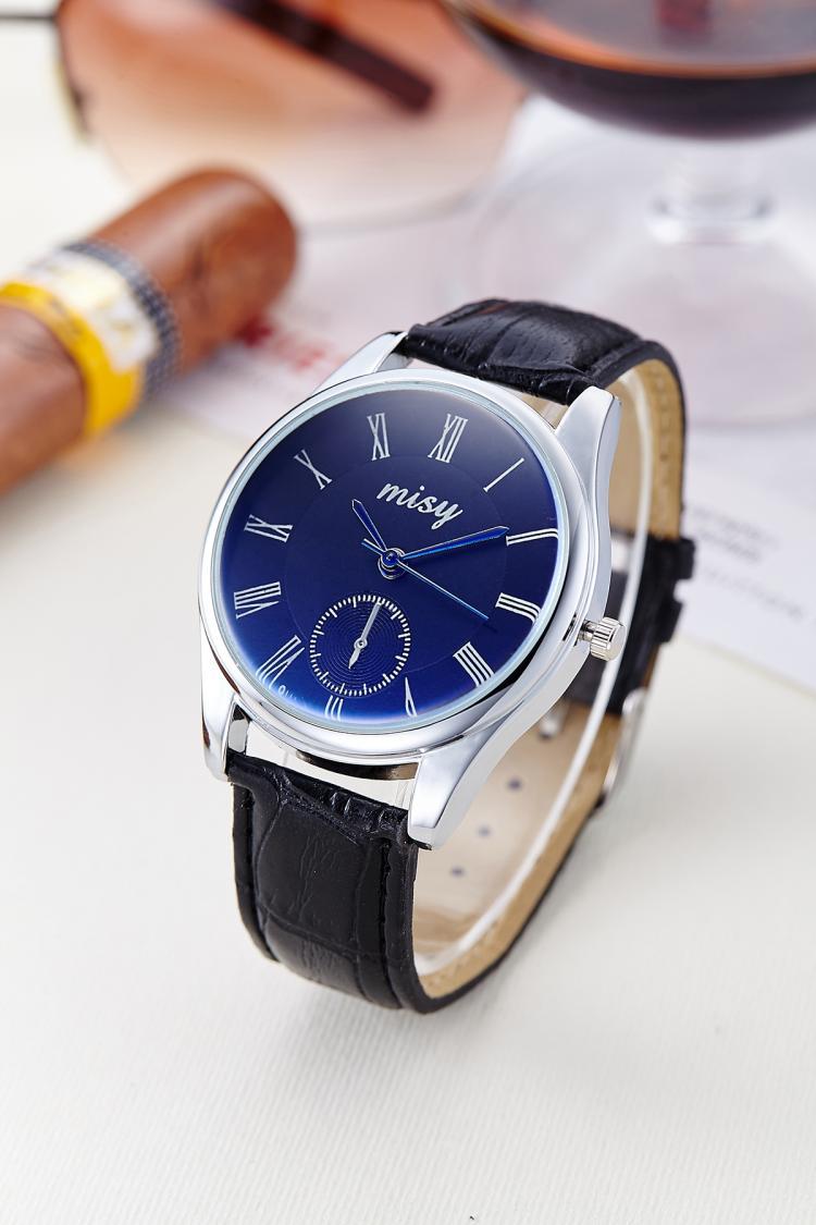 1 Pair Fashion Couple Watch Leather Stainless Steel Analog Luxury Clock women men Wristwatch