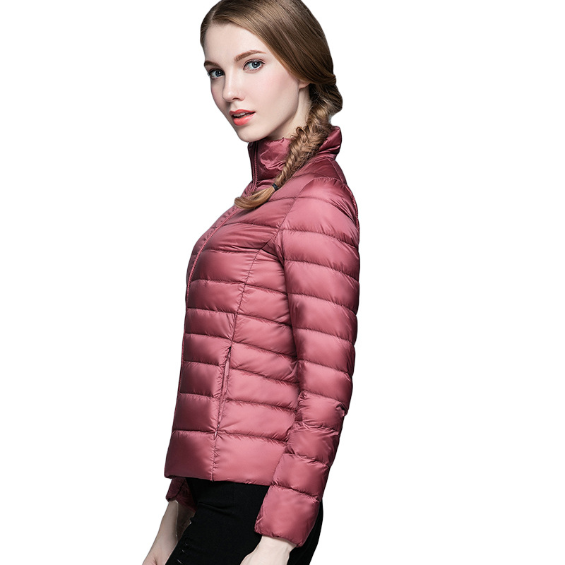 Womens Down Jacket Lightweight Packable Puffer Down Coats Short Parka Jackets Winter Coats