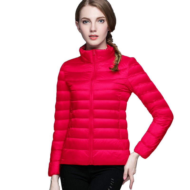 Womens Down Jacket Lightweight Packable Puffer Down Coats Short Parka Jackets Winter Coats