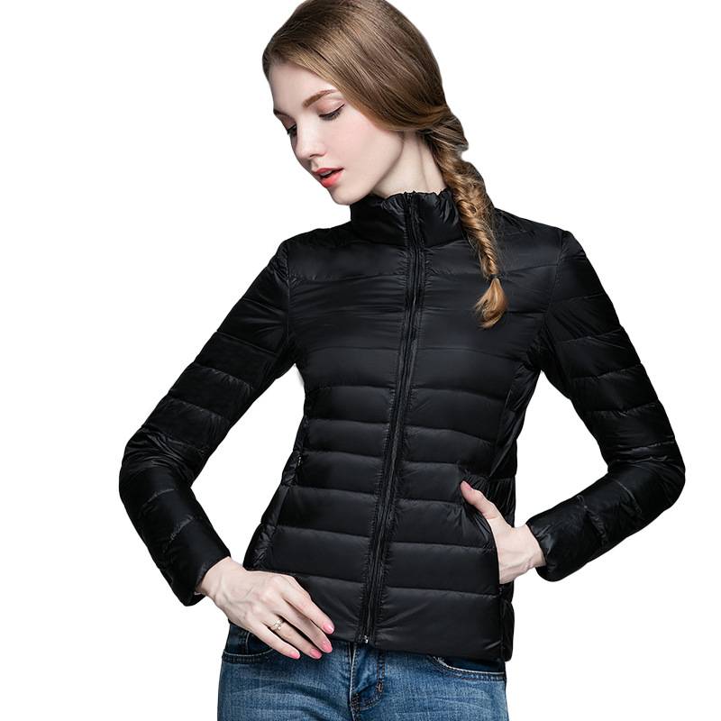 Womens Down Jacket Lightweight Packable Puffer Down Coats Short Parka Jackets Winter Coats
