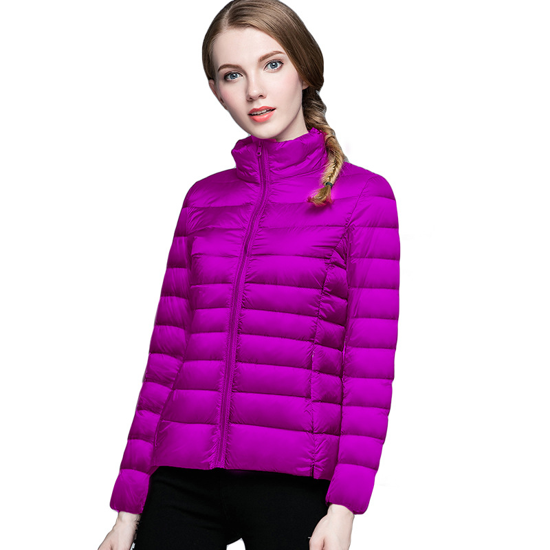 Womens Down Jacket Lightweight Packable Puffer Down Coats Short Parka Jackets Winter Coats