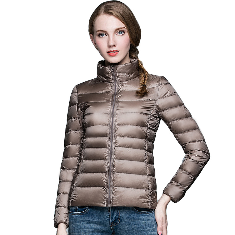 Womens Down Jacket Lightweight Packable Puffer Down Coats Short Parka Jackets Winter Coats