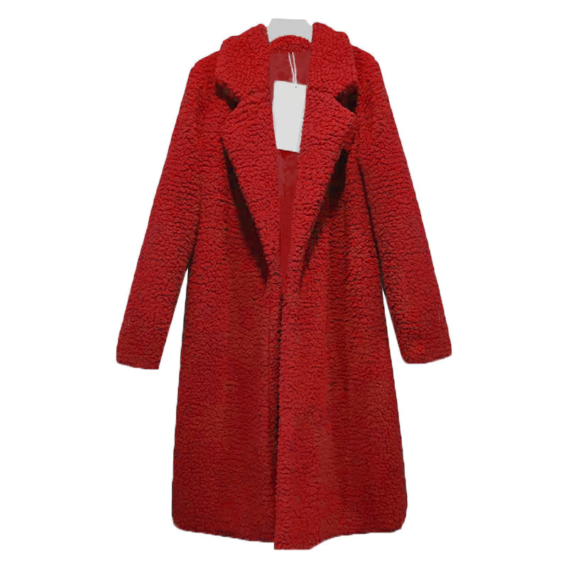 Womens Open Front Cardigan Outerwear Long Sleeve Fuzzy Vest Jacket coat