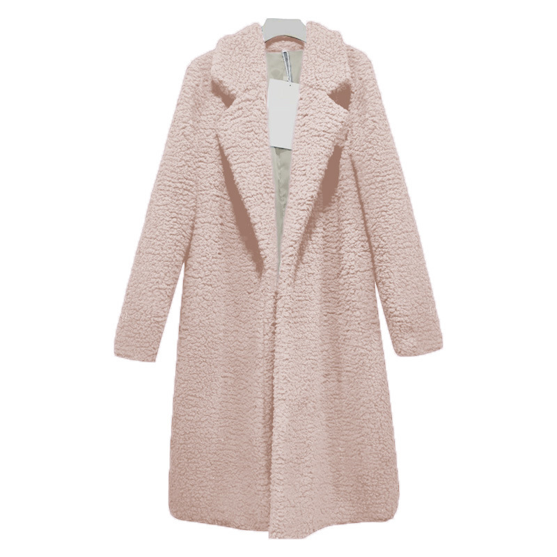 Womens Open Front Cardigan Outerwear Long Sleeve Fuzzy Vest Jacket coat