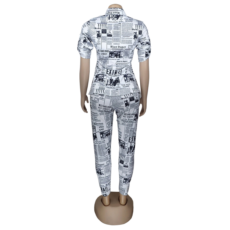 Women 2 Piiece Set Short Shirt And Long Pants Sportsuit Tracksuit