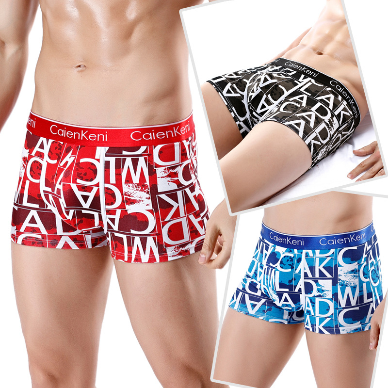 4 pack Mens Boxers Underwear Trunks Cotton Boxer Shorts