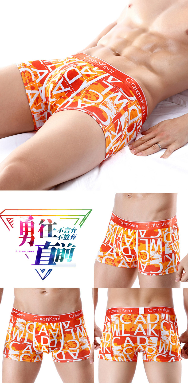4 pack Mens Boxers Underwear Trunks Cotton Boxer Shorts