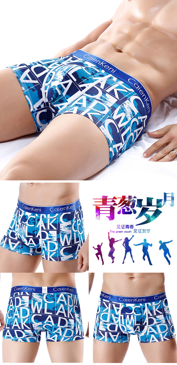 4 pack Mens Boxers Underwear Trunks Cotton Boxer Shorts