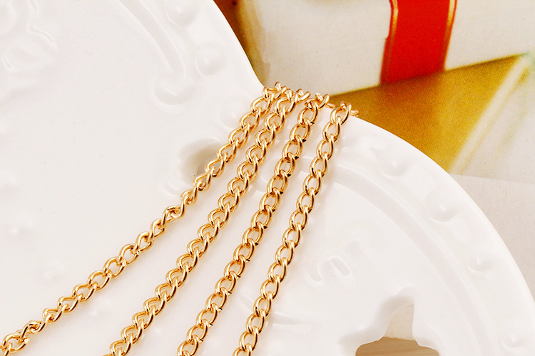 HN Brand 1 Piece New Multi layer Pearl Metal Necklaces Pendant Women/Men Jewellery Valentines Gift