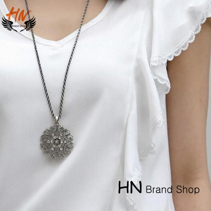 HN Brand1Pcs/Set New Bohemia decorative hollow pattern necklace Pendant Women Jewellery Gift
