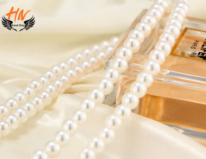 HN Brand 3 piece New Bridal Pearl crystal Drops Necklace pendant stud earring Women Jewellery Gift