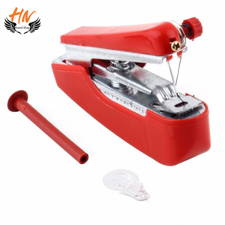 HN Brand-1Pcs/Set New Hand-Held Clothes Fabrics Sewing Machine Travel Use Mini Convenience Cordless