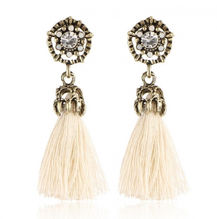 HN-1 Pair/Set New Fashion Velvet cotton retro Stud Drop Earrings For Women Jewellery Gift