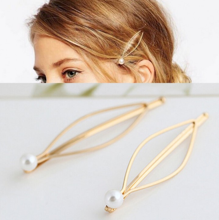 HN-1 piece/Set New All-match metal Pearl Europe and America wind accessories Women Hair Jewellery