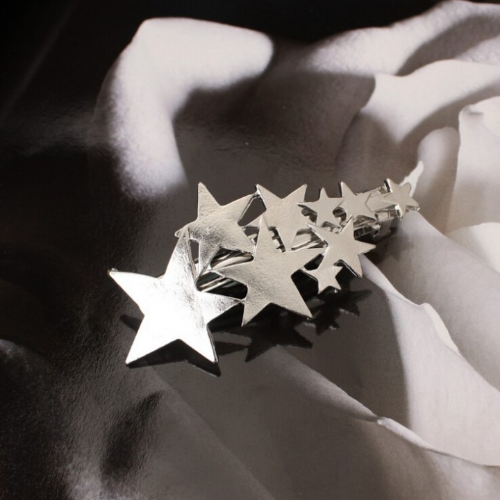 HN Brand-1 piece/Set New Stars rinka Alloy Hairpin For Women Hair Jewellery Accessories Gift