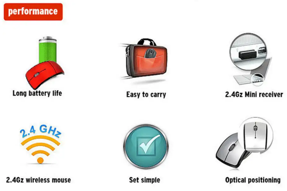 Foldable Wireless Arc Optical Mouse Mice with USB Receiver for PC Laptop Notebook Computer silver one size 1