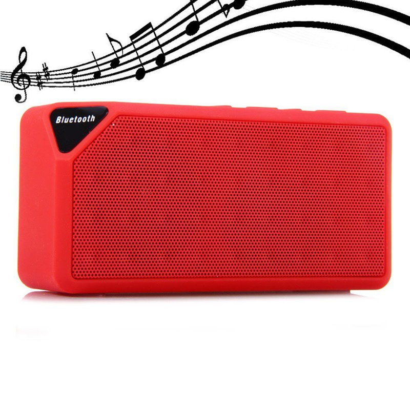 X3 Bluetooth Speaker TF USB FM Wireless Portable Music Sound Box Subwoofer Loudspeakers with Mic