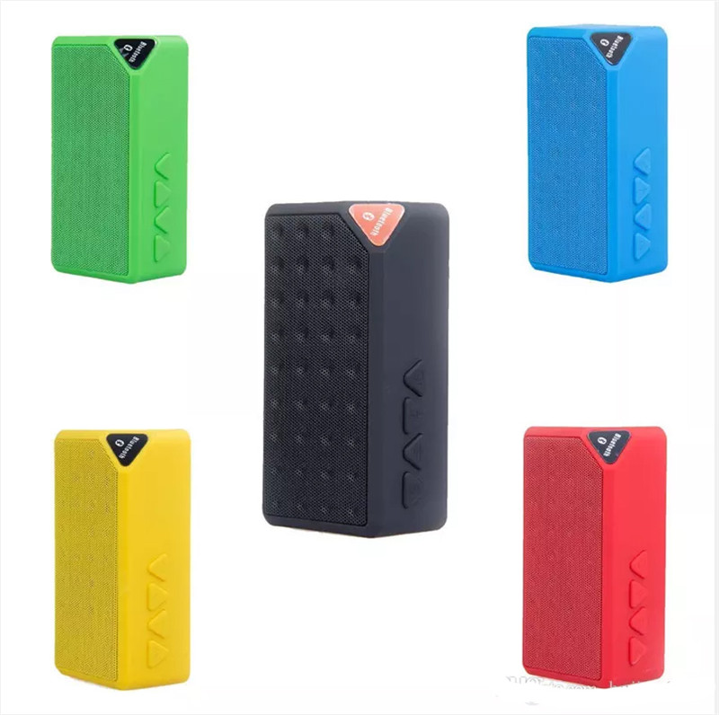 X3 Bluetooth Speaker TF USB FM Wireless Portable Music Sound Box Subwoofer Loudspeakers with Mic