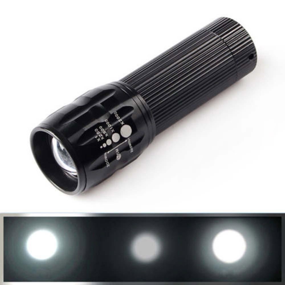 CREE Q5 LED Flashlight 2000LM Waterproof Torch lamp powerful Mini flashlight