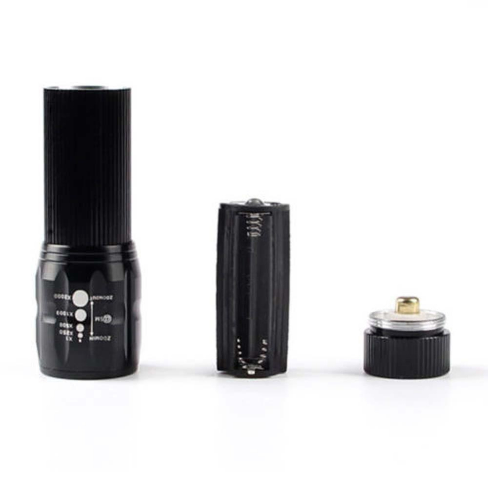 CREE Q5 LED Flashlight 2000LM Waterproof Torch lamp powerful Mini flashlight
