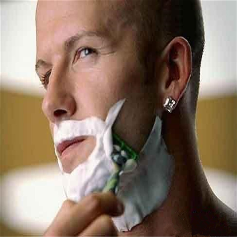 4PCS/lot Razor Blades Men&apos;s Face Shaving Mache 3 Metal Stainless Steel Shaving Blades
