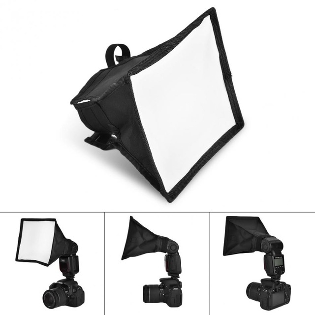 Portable Multifunctional Soft Box Kit Mini Softbox For Flash Gun Speedlight 15*17cm