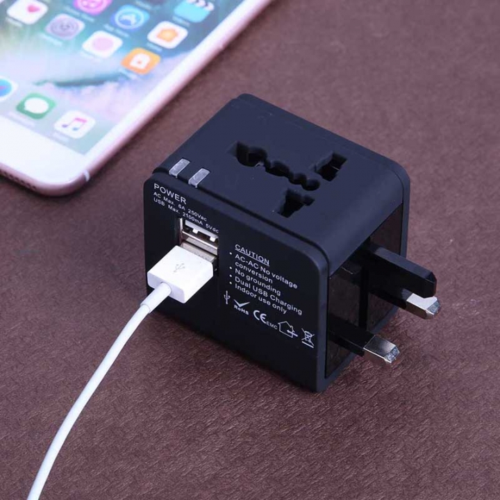 Universal Travel Adapter Power Adapter Electric Plugs Sockets Adapter Converter USB Travel