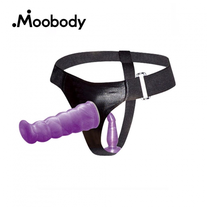 Double Strapon for Couples Adult Sex Toys for Woman Gay Ultra Elastic Harness Strap On Dildo Toys