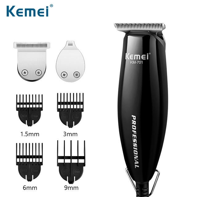 Kemei 0mm Baldheaded Professional Hair Trimmer Powerful Electric Hair Clipper