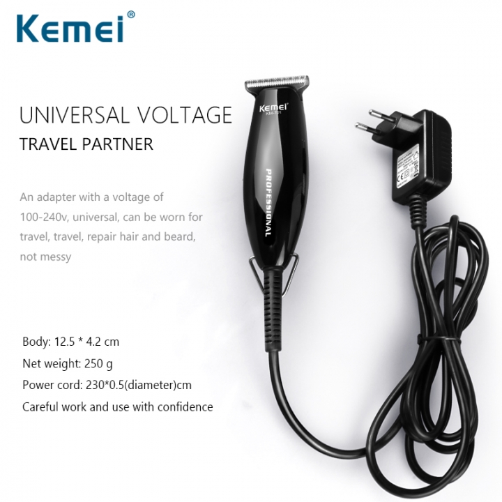 Kemei 0mm Baldheaded Professional Hair Trimmer Powerful Electric Hair Clipper