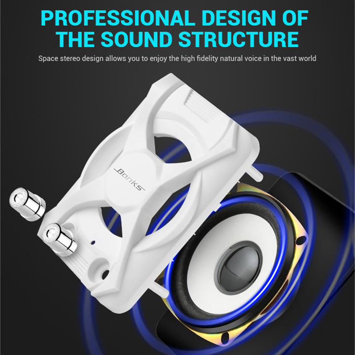 Wired Computer Speaker Subwoofer Stereo Bass USB 2.1 Speaker