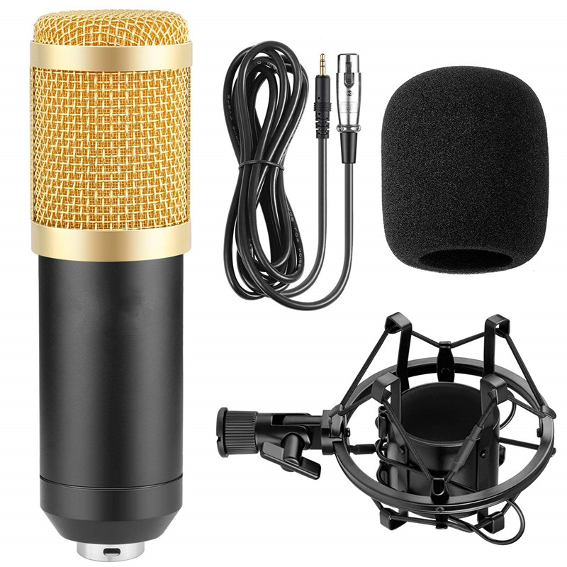 BM800 Studio Condenser Microphone for Radio Braodcasting Singing Recording computer