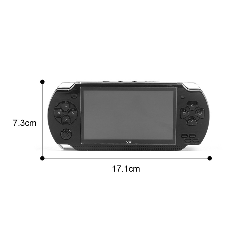For X6 PSP Handheld Game Console Mp5 Mp4 Player Real 8gb Game Camera Video psp