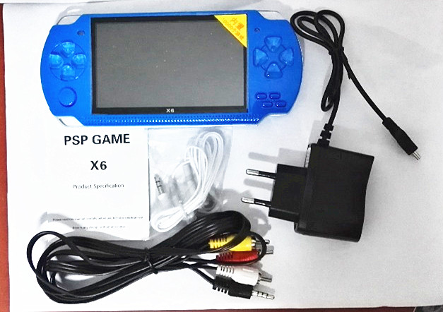 For X6 PSP Handheld Game Console Mp5 Mp4 Player Real 8gb Game Camera Video psp