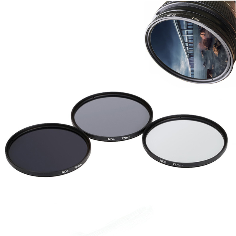 ND Filter Neutral Density ND2 ND4 ND8 Filtors Photography for Canon Nikon Sony Camera