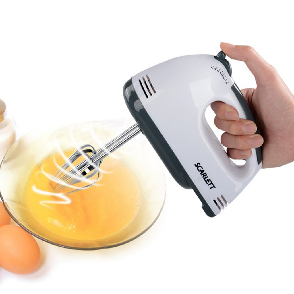 Electrical  Food Blender 7 Speed Double Whisk Eggs Mixer Batter Beater Blender Kitchen Cooking Tool