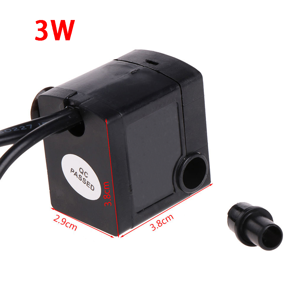3W 5W Submersible Water Pump Fish Pond TFor Fish Tanks Plants Growth 220V