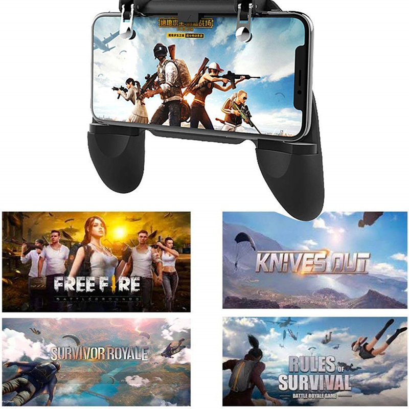W10 Pubg Controller Mobile GamePad Joystick For Mobile Phone Game Pad Trigger l1r1 Shooter