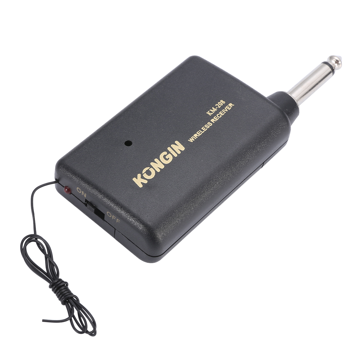 Wireless FM Transmitter Receiver KM-208 Lapel Clip On Microphone Mic System Set for Wedding Meeting