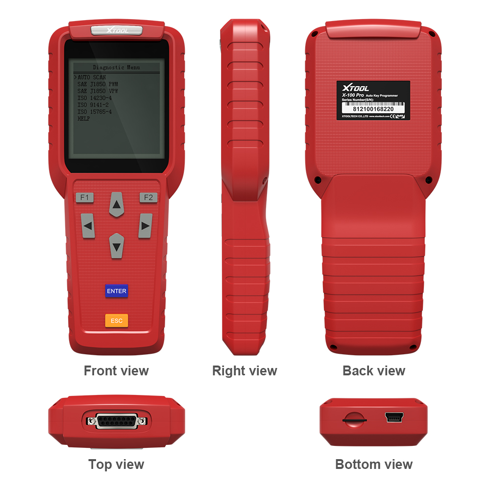 Original XTOOL X100 Pro Auto Key Programmer With EEPROM Adapters support Odometer Mileage adjustment