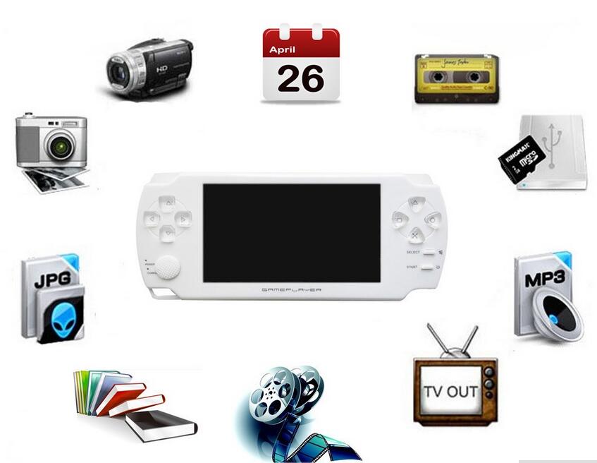 Coolbaby 4.3 inch touch palm PSP game machine 8G memory GBA game console handheld touch screen