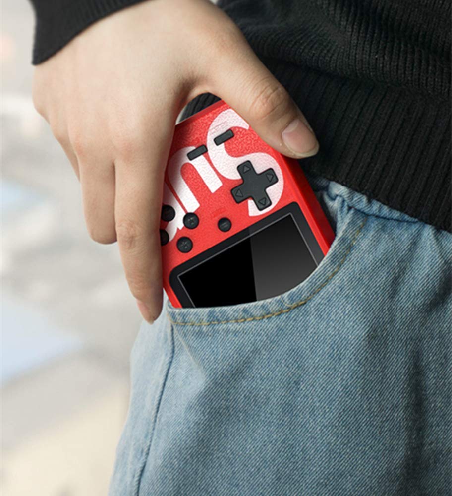 Built-in 400 Games Retro Video Handheld Game Console Gamepad Doubles 3.0 Inch LCD Game Player