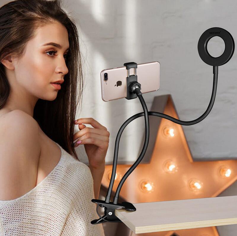 Mobile phone stents Fill-in light,Suitable for desk lamp.Clip lamp,sill-in light,phonr stents