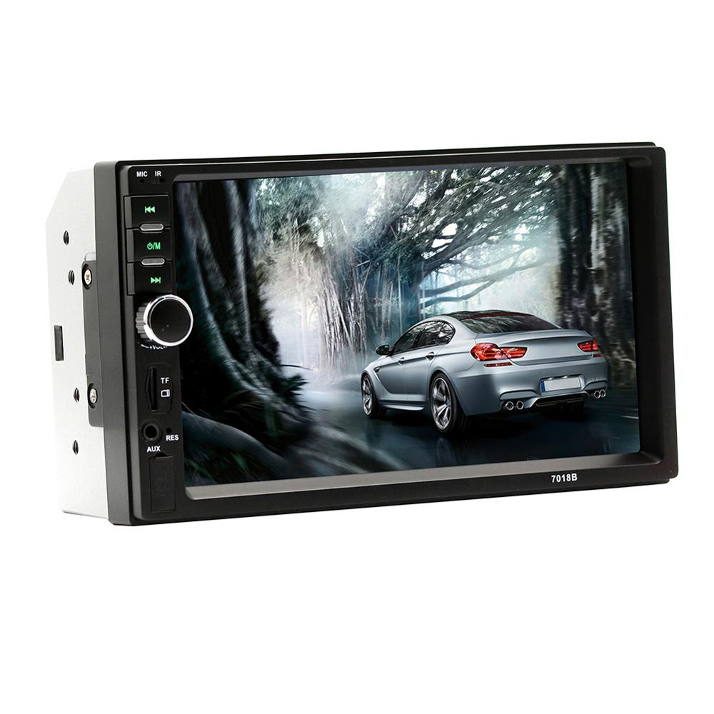 General Car Radio 7&apos;&apos; LCD Touch Screen Stereo MP5 Player USB FM Bluetooth Audio Support 7018B