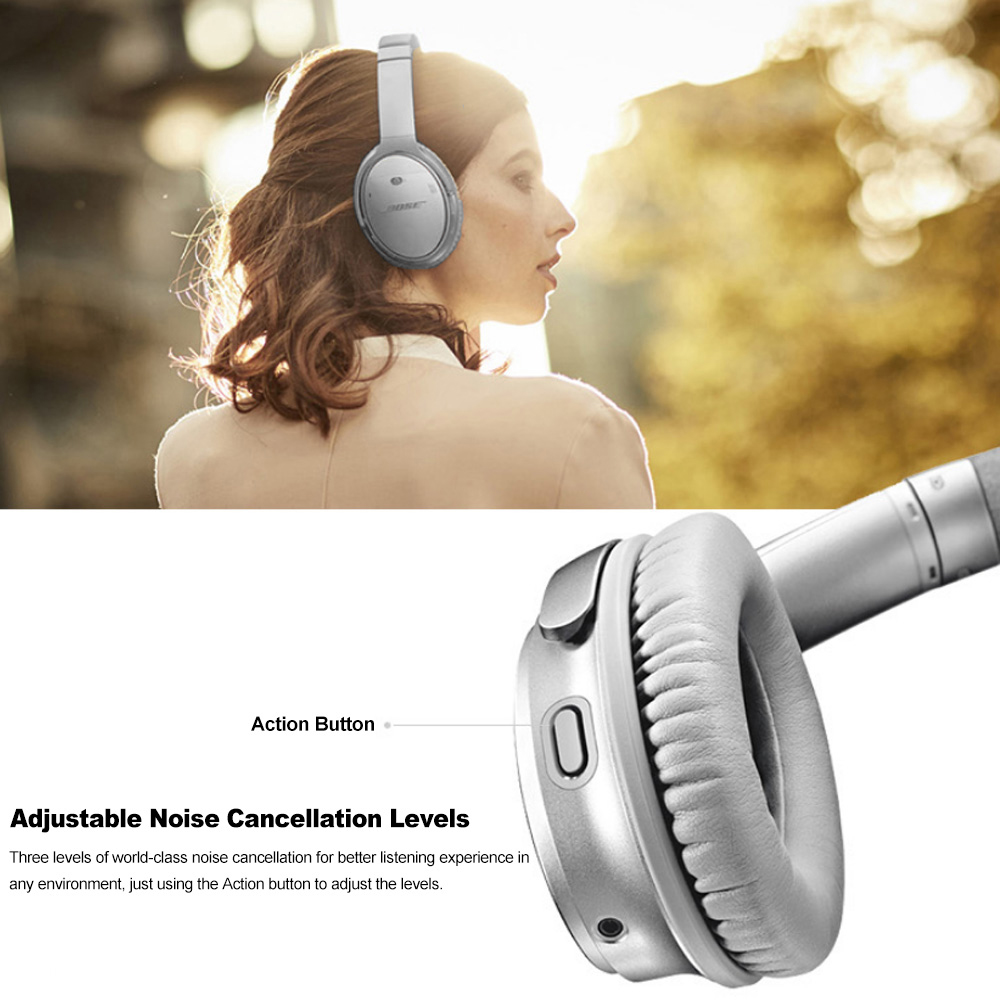 Bose Wireless Bluetooth Earphones QuietComfort 35 II  Acoustic Noise Cancelling Headphones