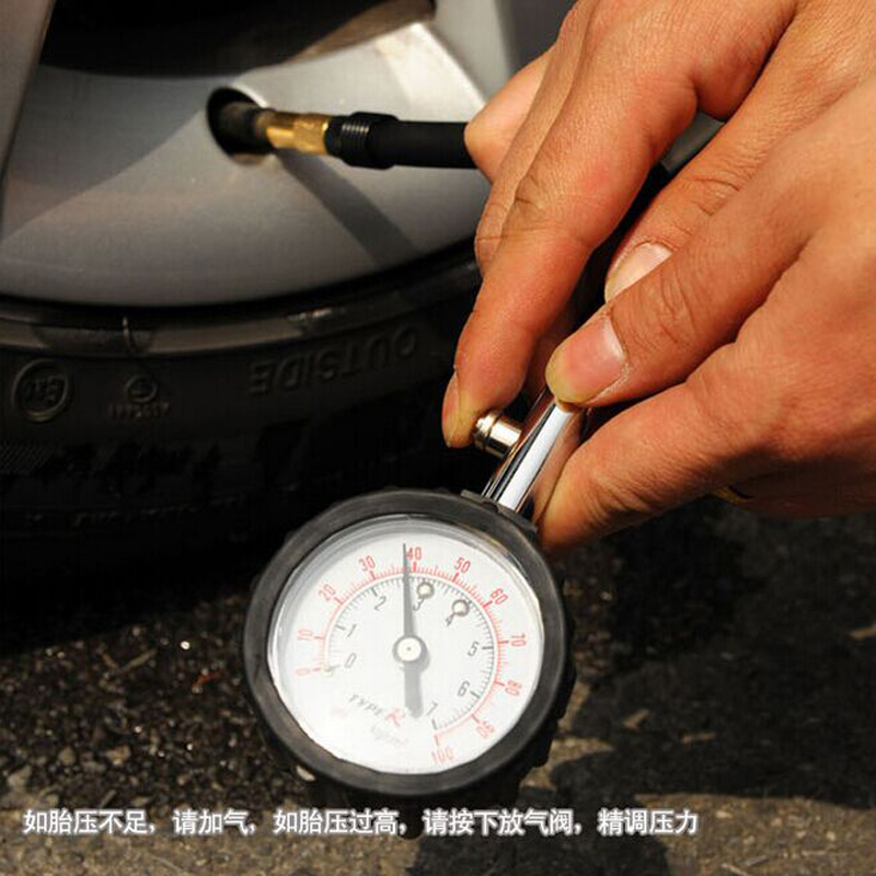 Car Bike  Tyre Tire Pressure Gauge 0-100 PSI Meter Vehicle Tester Monitoring System