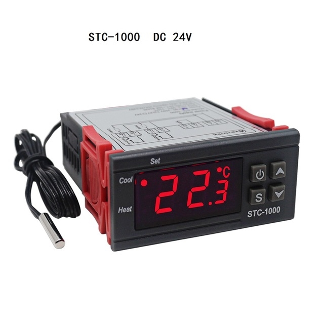 NEW 12V//24V//110V//220V STC-1000 Digital Temperature Controller Thermostat w//NTC K