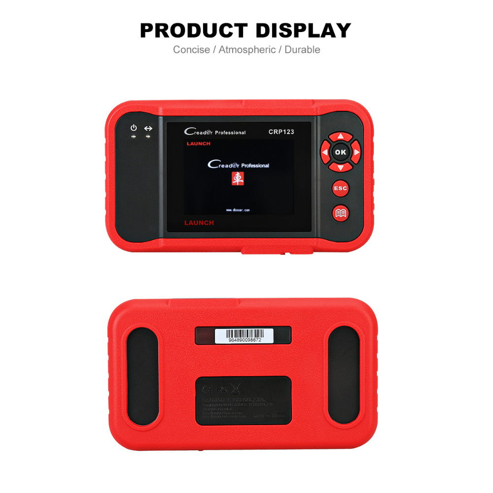 LAUNCH Creader CRP123 Support Engine/ABS/SRS/Transmission Automotive Code Reader Car diagnostic too