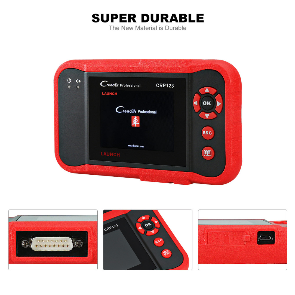 LAUNCH Creader CRP123 Support Engine/ABS/SRS/Transmission Automotive Code Reader Car diagnostic too